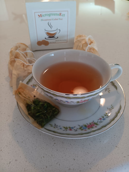 PEPPERMINT AND MICROGREEN TEA